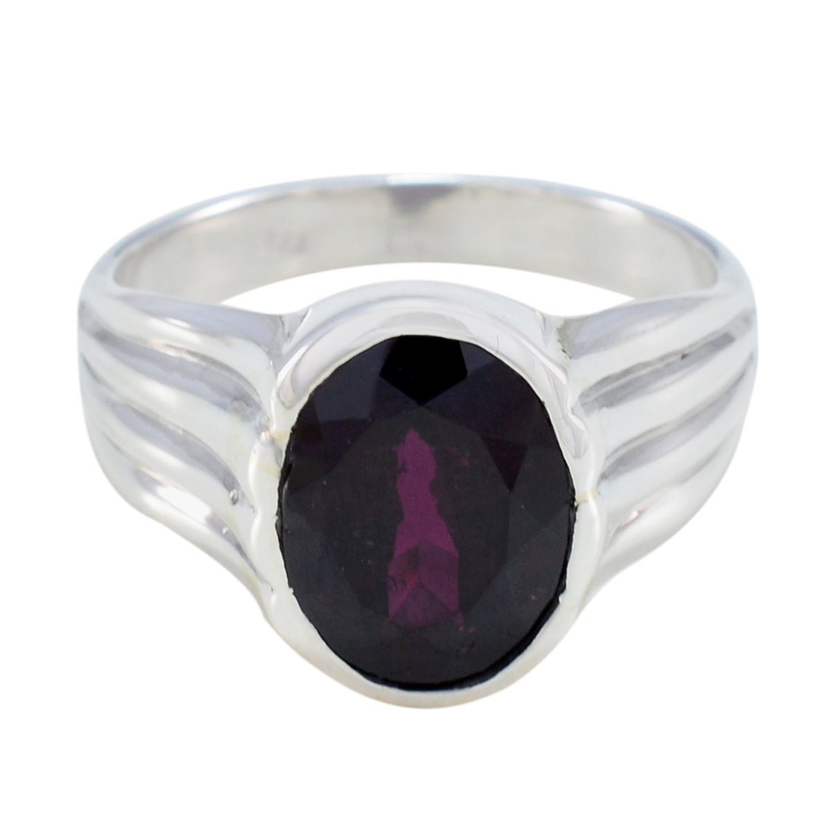 Victoria propsel Red Solitaire Ring Garnet Red