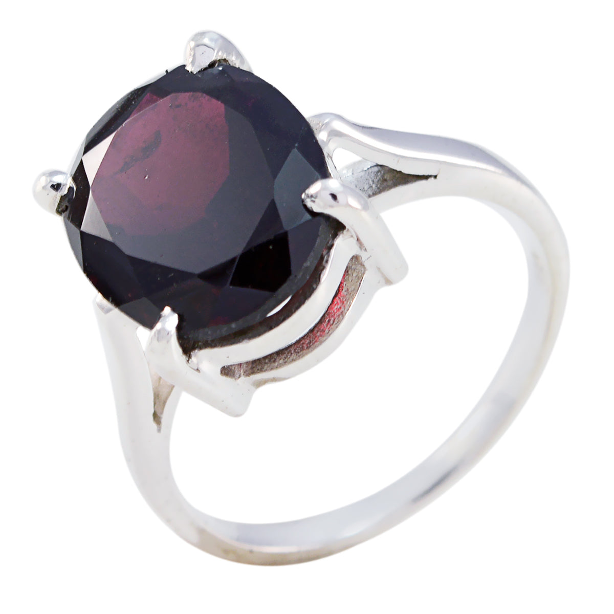 Natalia Boho Red Solitaire Ring