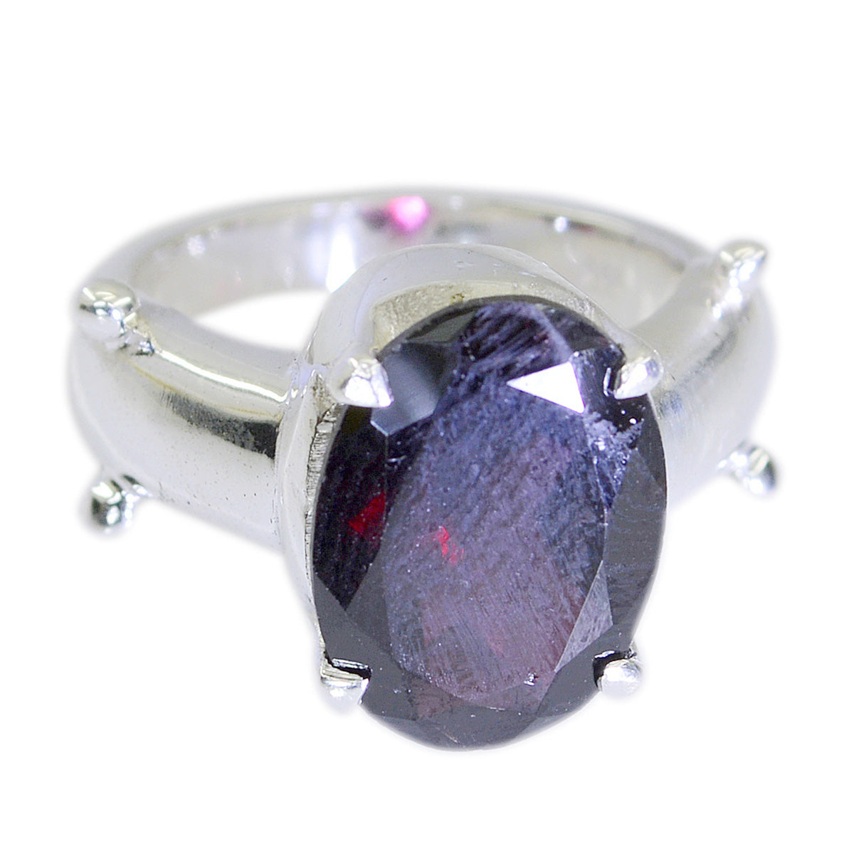 Dewi Trendy Red Solitaire Ring