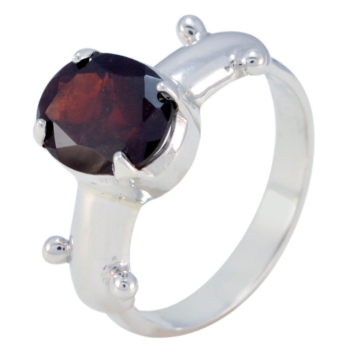 Dewi Trendy Red Solitaire Ring