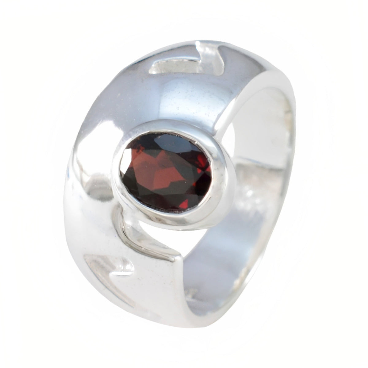 Agnes Trendy Red Solitaire Ring