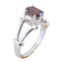 Olivia Traditional Red Solitaire Ring