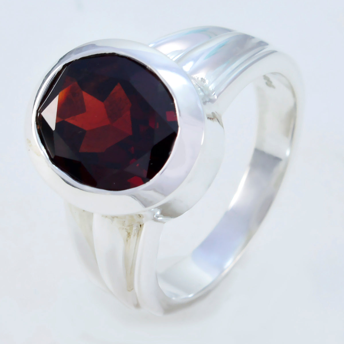 Bianca Promise Red Solitaire Ring