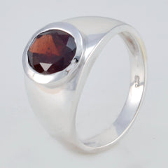 Aurora Abstract Red Solitaire Ring