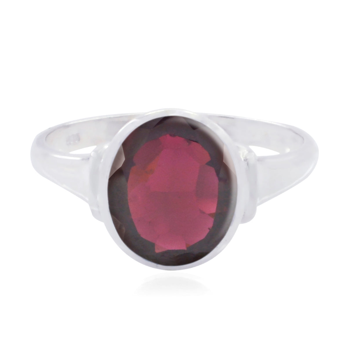 Greta Ethnic Red Solitaire Ring