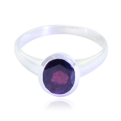 Aisha Abstract Red Solitaire Ring