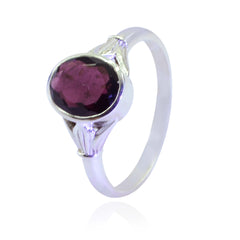Lucy Abstract Red Solitaire Ring