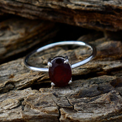 Li Lee Sophisticated Red Solitaire Ring