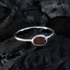 Mei Luxurious Red Solitaire Ring
