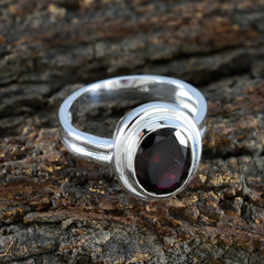Renata Luxurious Red Solitaire Ring