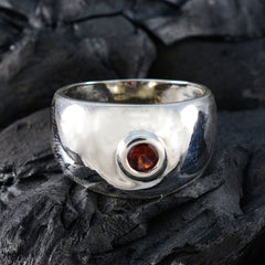 Priya Contemporary Red Solitaire Ring