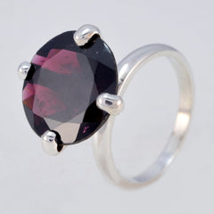 Ida Graceful Red Solitaire Ring