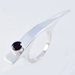 Mathilde Contemporary Red Solitaire Ring