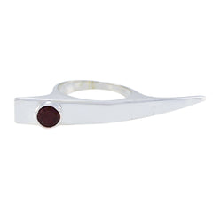 Mathilde Contemporary Red Solitaire Ring