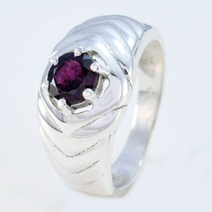 Natalie Abstract Red Solitaire Ring