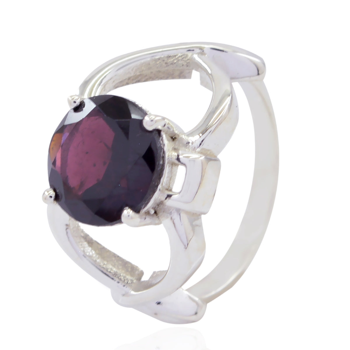 Milagros Contemporary Red Solitaire Ring