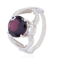 Milagros Contemporary Red Solitaire Ring
