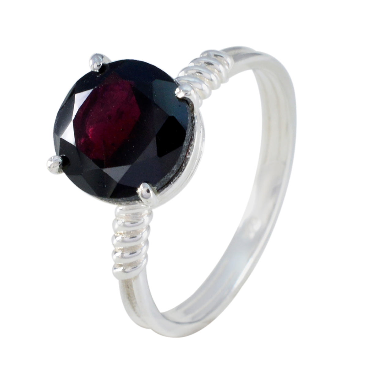 Bella Trendy Red Solitaire Ring