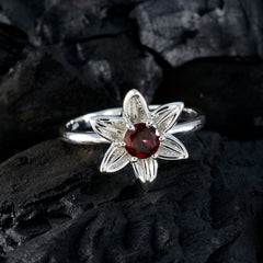 zazlle Abstract Red Solitaire Ring
