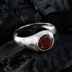Kristine Abstract Red Solitaire Ring