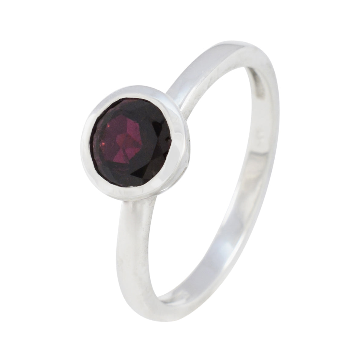 Jia Modern Red Solitaire Ring