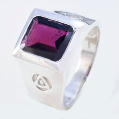 Riya Armor Red Solitaire Ring