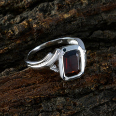 Angel Abstract Red Solitaire Ring