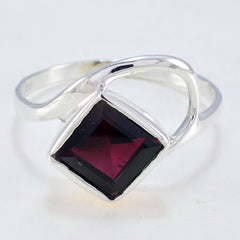 zazlle Modern Red Solitaire Ring