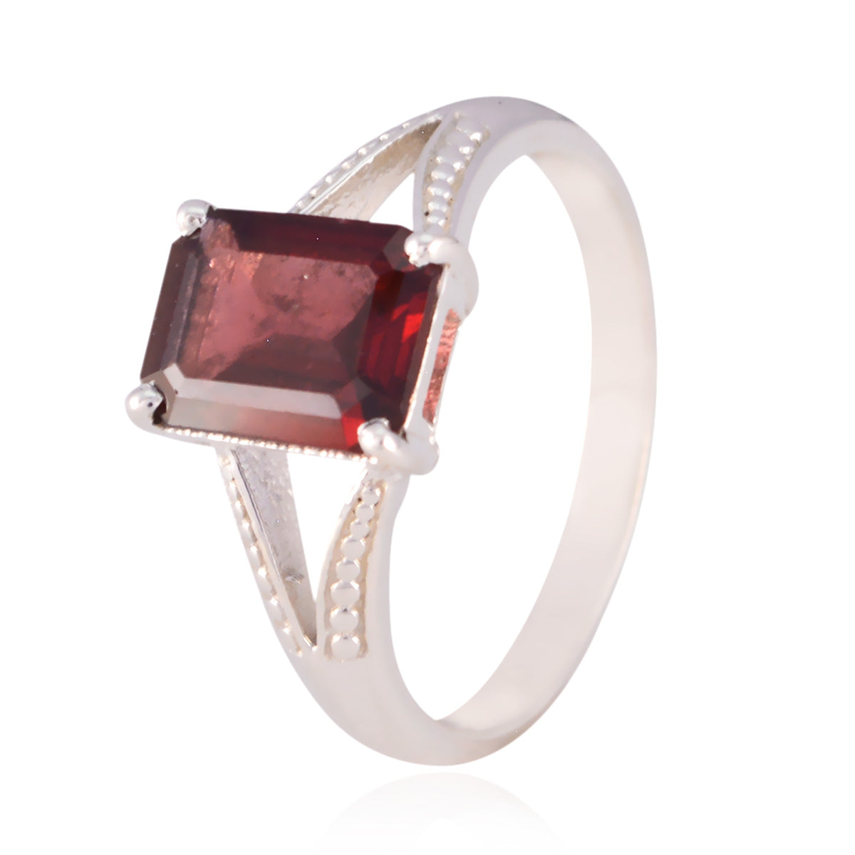 Nari Romantic Red Solitaire Ring