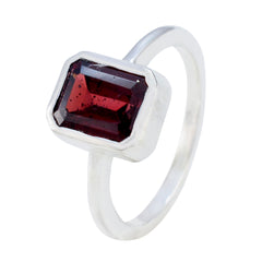 Wen Abstract Red Solitaire Ring