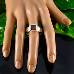Aisha Feminine Red Solitaire Ring