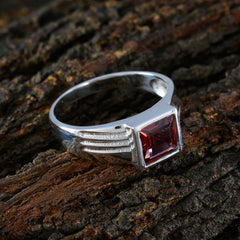 Aisha Feminine Red Solitaire Ring