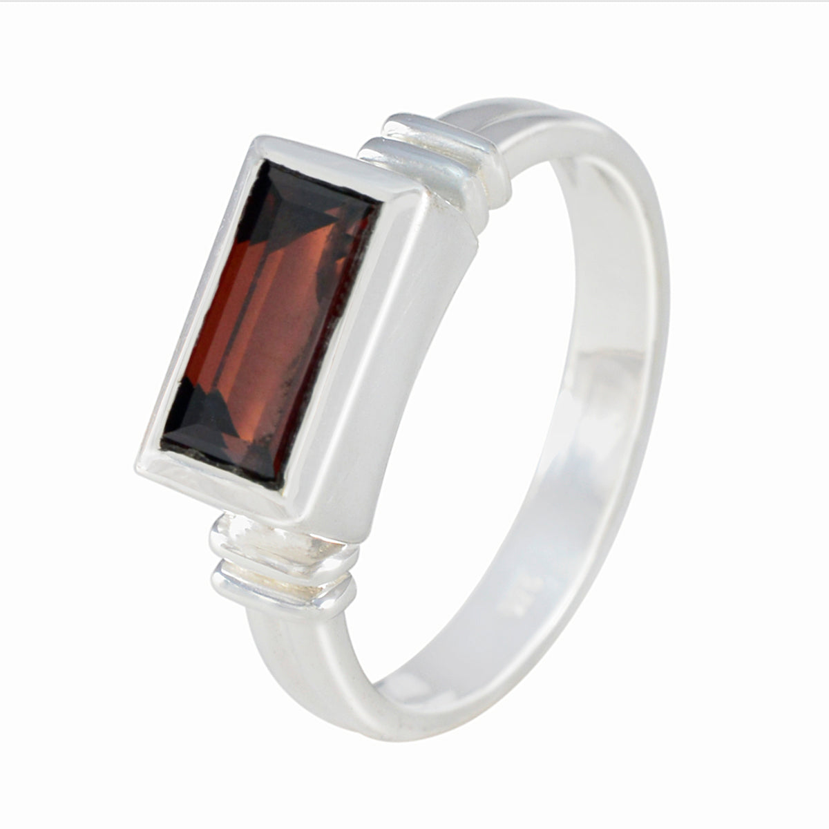 Lakshmi Boho Red Solitaire Ring