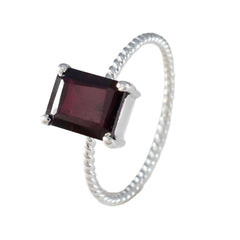 Ayaka Twist Red Solitaire Ring