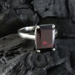 Teresa Romantic Red Solitaire Ring