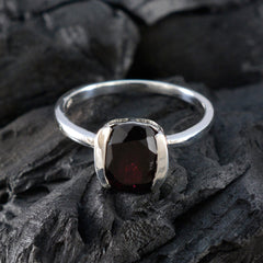 Anna Graceful Red Solitaire Ring
