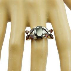 Charlotte Floral Red Navratna Ring
