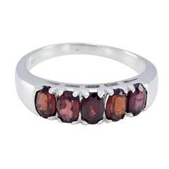 Ida Modern Red Penta Band Garnet Red