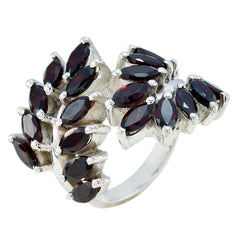 Agnes Vintage Red multiple Ring Garnet Red
