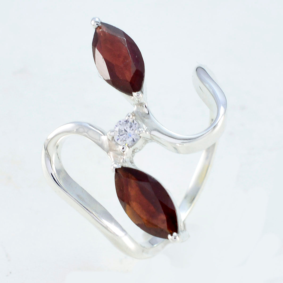 Lili Abstract Red Trilogy Ring