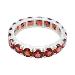 Riley Eternity Red multiple Band Garnet Red