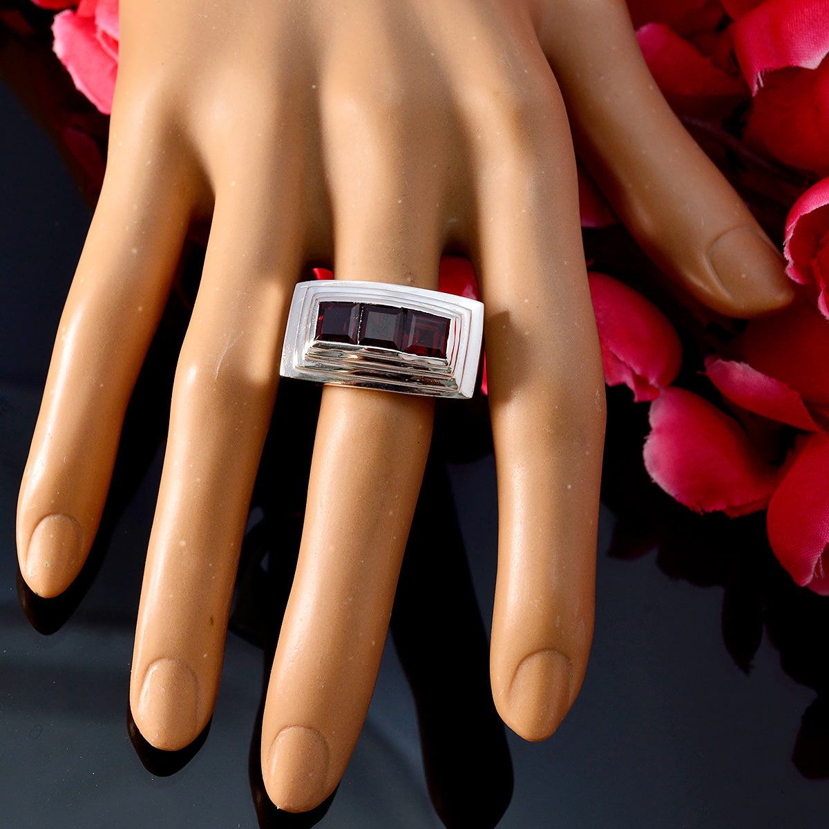 Katharina Ethnic Red Trilogy Ring