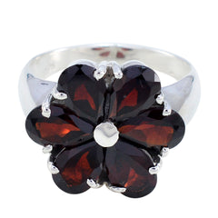 Luna Sophisticated Red Hexa Ring