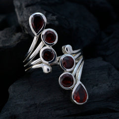 Yasmin Trendy Red Hexa Ring