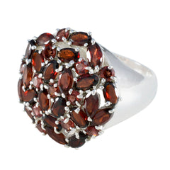 Zoey Heritage Red multiple Ring Garnet Red