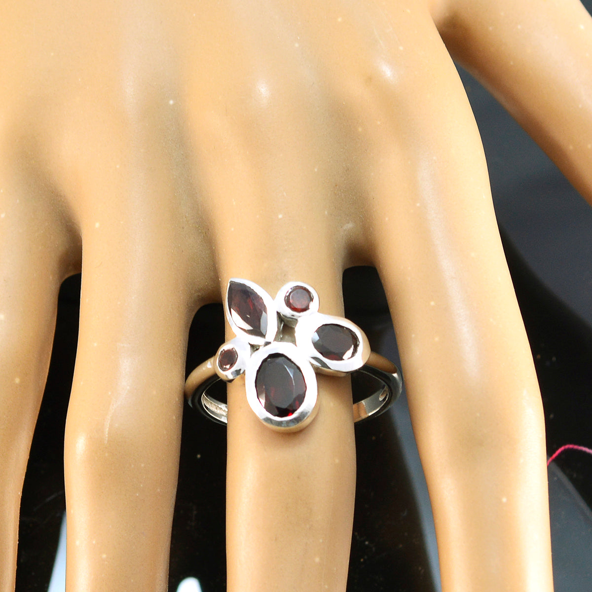 Bianca Cultural Red Penta Ring