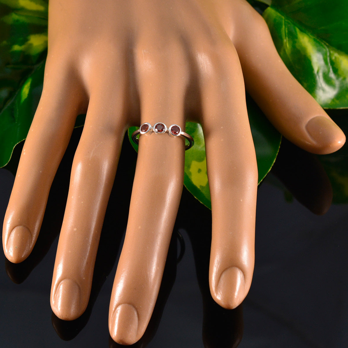 zazlle Sophisticated Red Trilogy Ring
