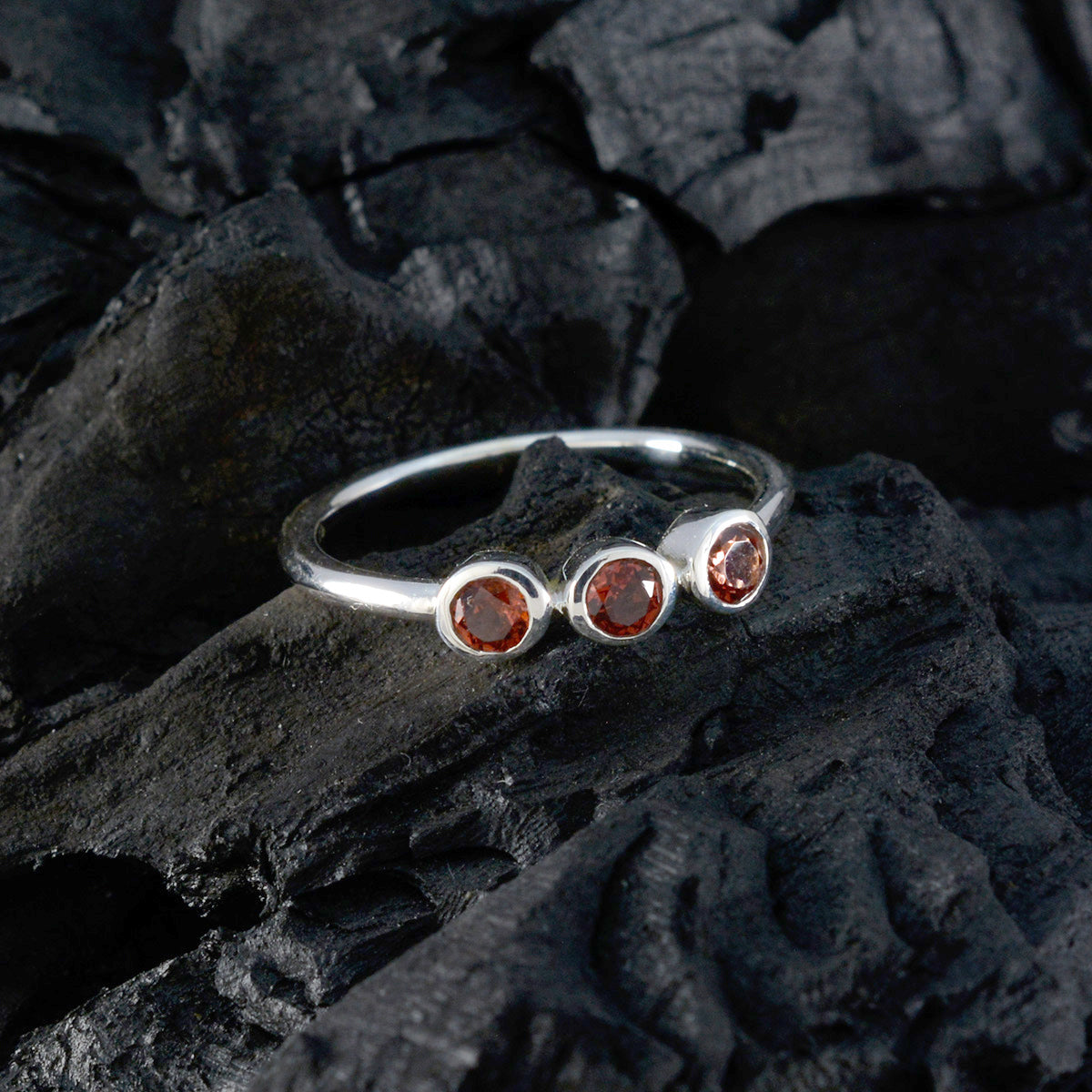 zazlle Sophisticated Red Trilogy Ring