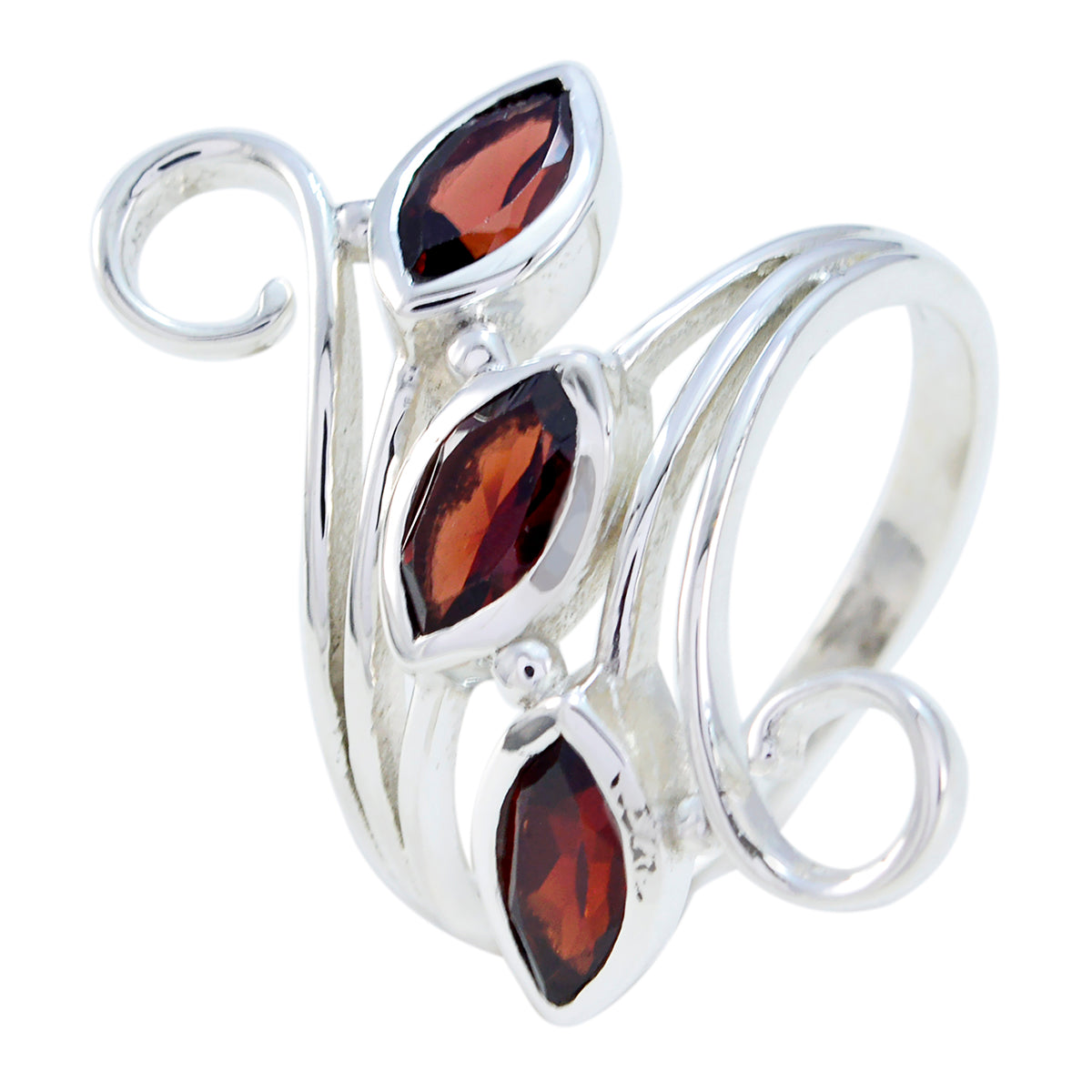 Ayesha Trendy Red Trilogy Ring