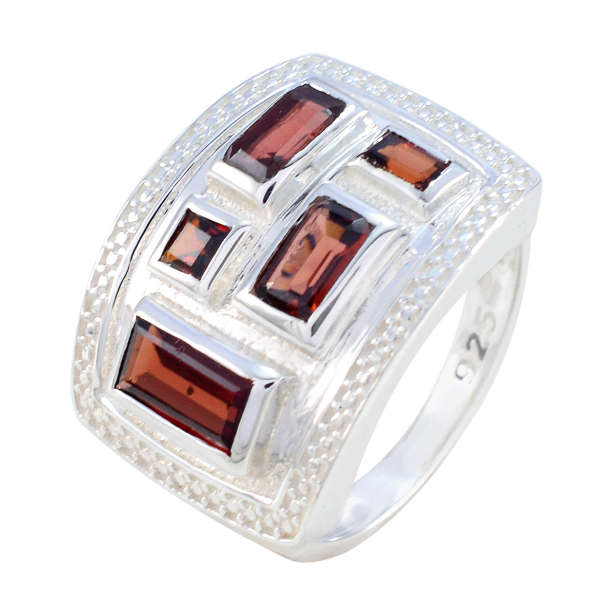 Hazel Contemporary Red penta Ring